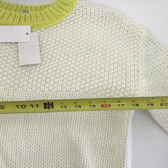 Elodie Chunky Knit Crewneck Sweater New - Picture 6 of 6